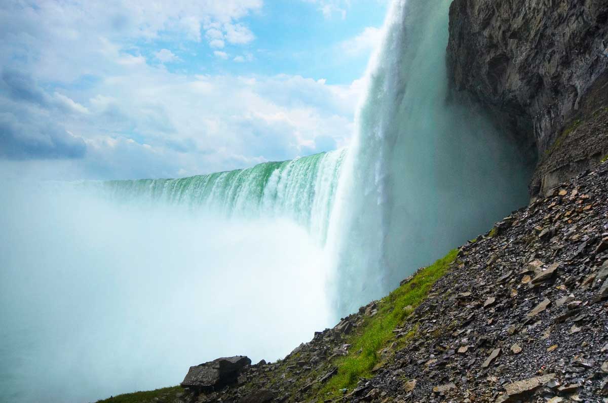 View from the Journey Behind the Falls in Canada