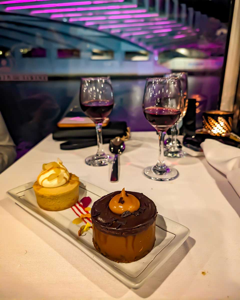 Desert on the spirit of melbourne dinner cruise