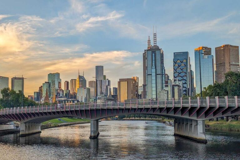 Melbourne bridge on the spirit of melbourne dinner cruise