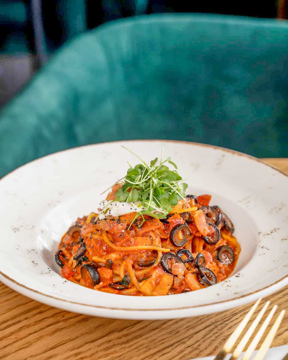 Pasta at Seratta Gourmand Market 114 in Bogota