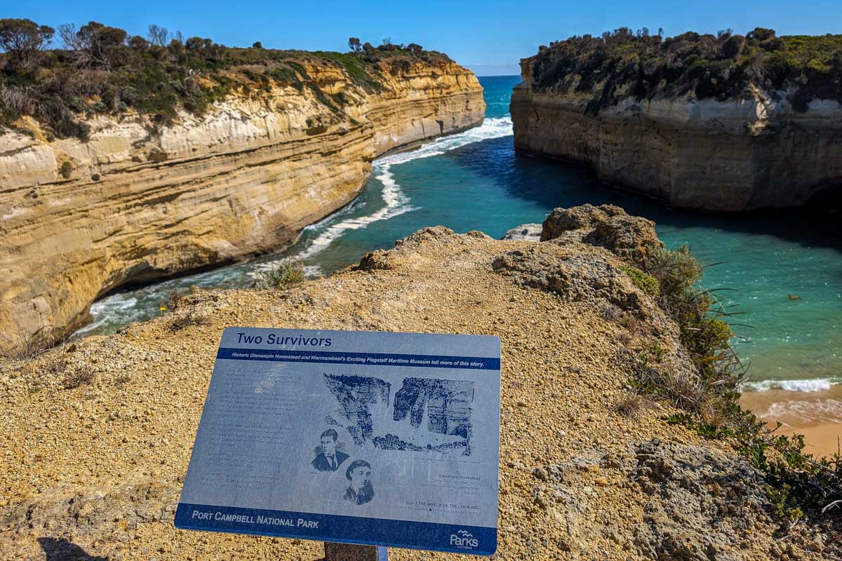 loch ard sign on the great ocean road tour by the ocean australia