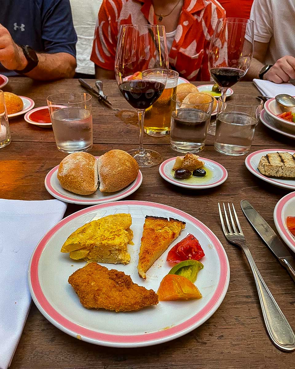 Photo of a main course meal on a sherpa food tour in Buenos Aires Argentina