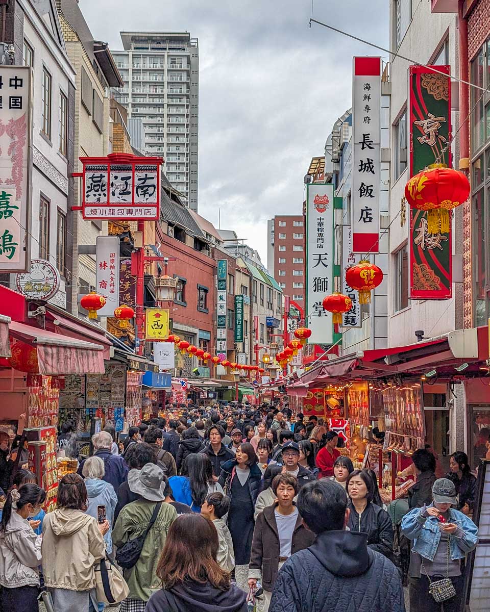 A busy street on a klook tour in Japan