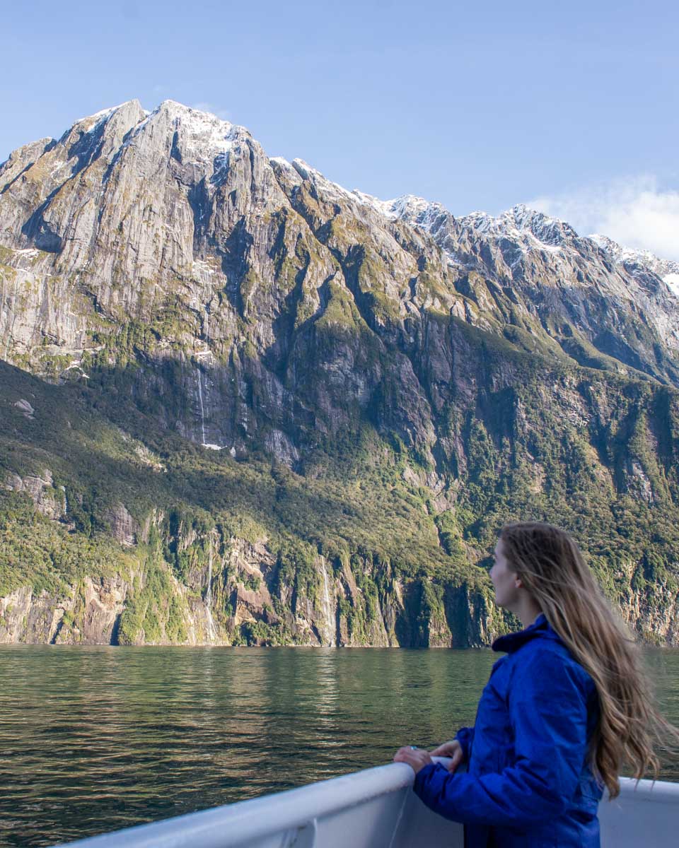 Bailey-looks-out-on-a-Milford-Sound-cruise-at-the-scenery
