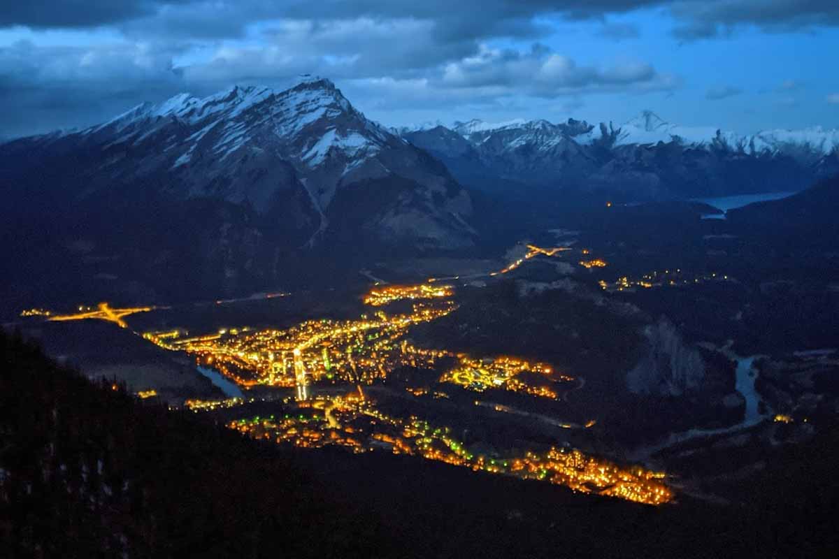 Banff Gondola at Night