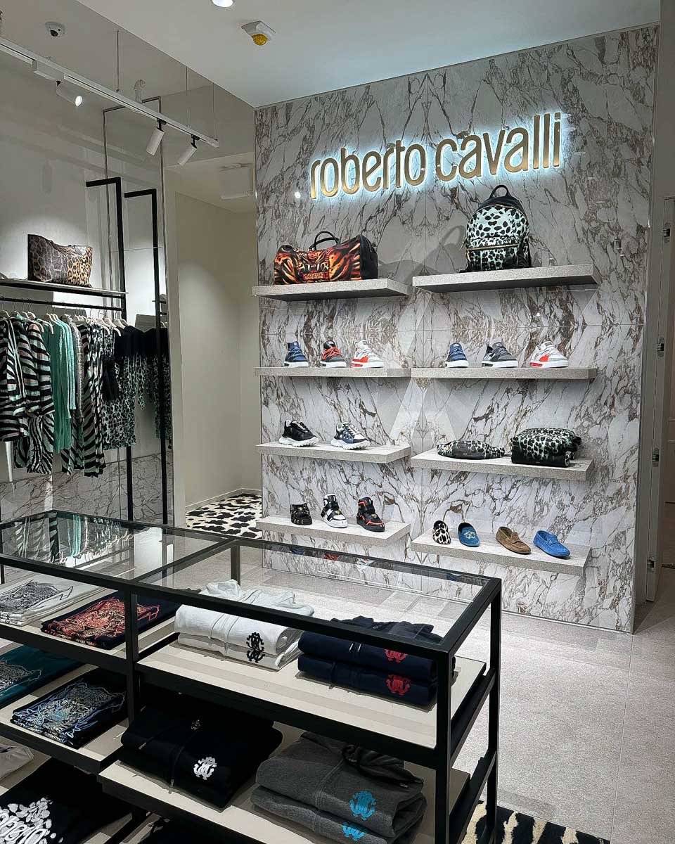 Roberto Cavalli store in Woodbury Common New York