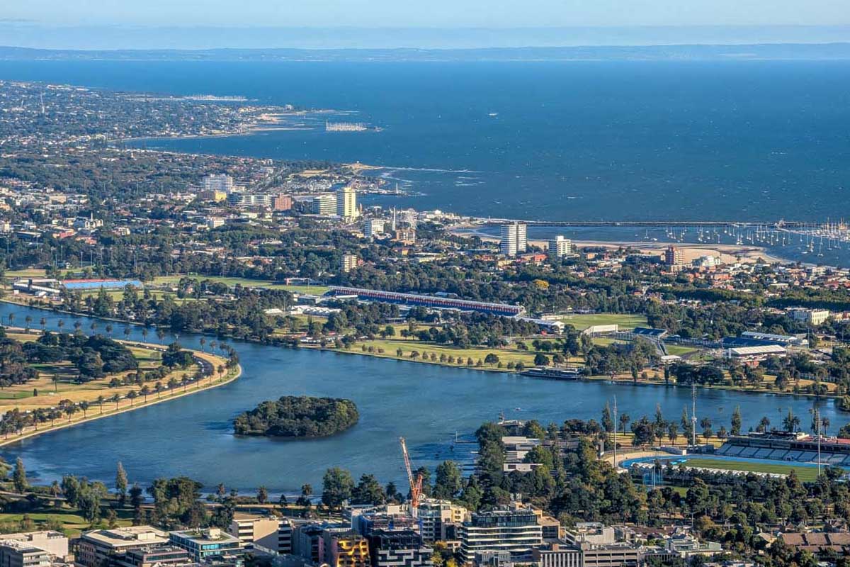 Looking at the ocean from Melbourne skydeck-2