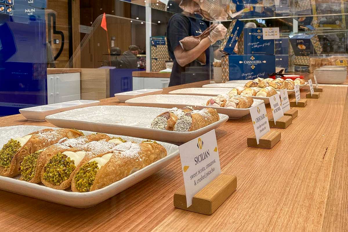 The Cannoleria at the Queen Victoria Market in Melbourne Australia