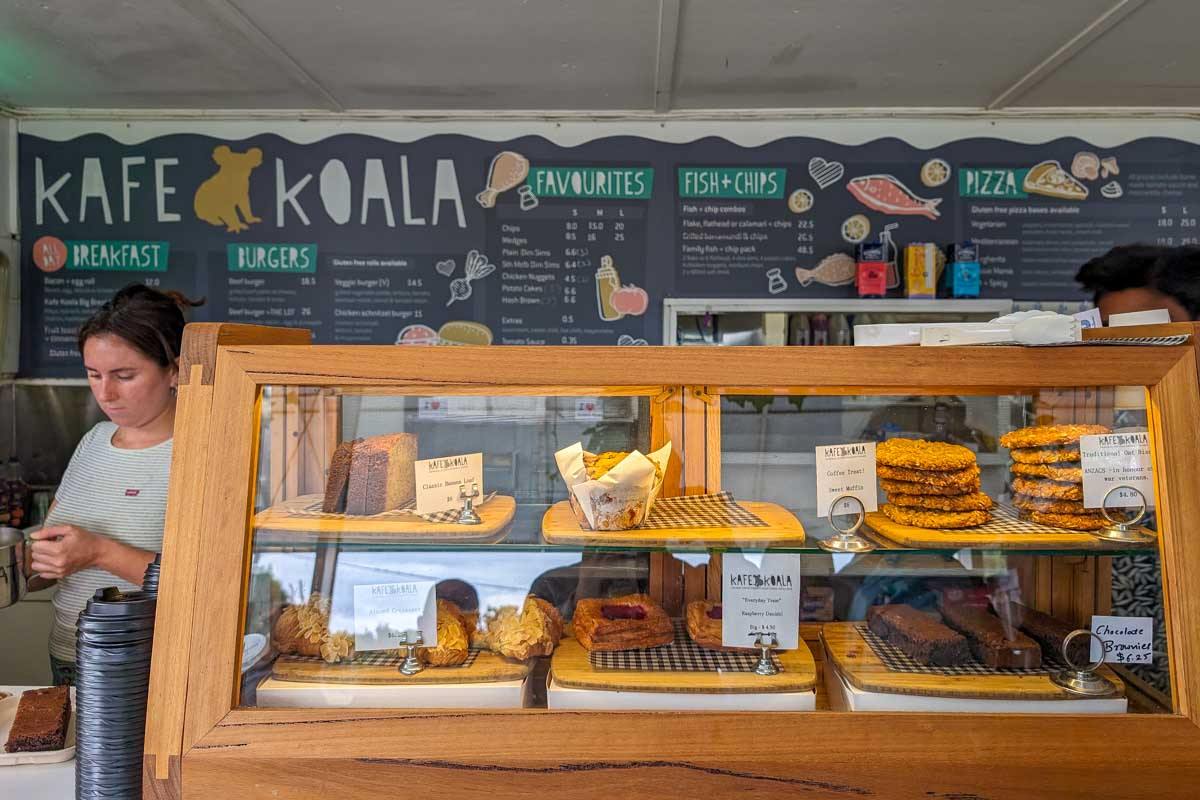 The cafe in Kafe Koala Kennett River on the Great Ocean Road
