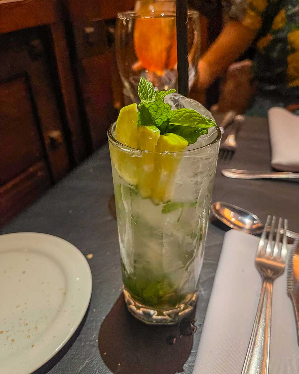 A cocktail on a night tour of melbourne australia