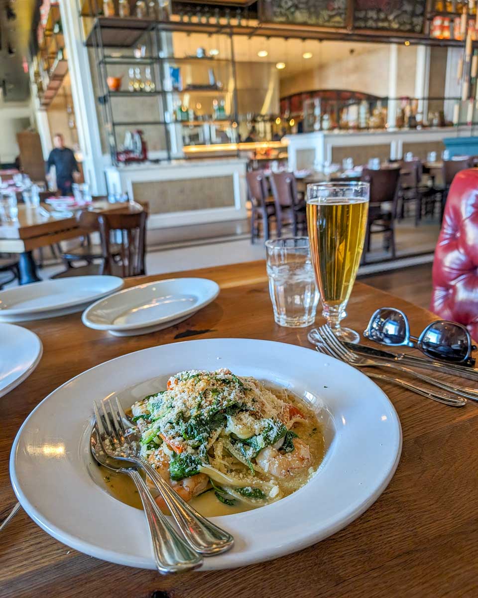 A meal at Buddy Vs Ristorante in Las Vegas USA 2