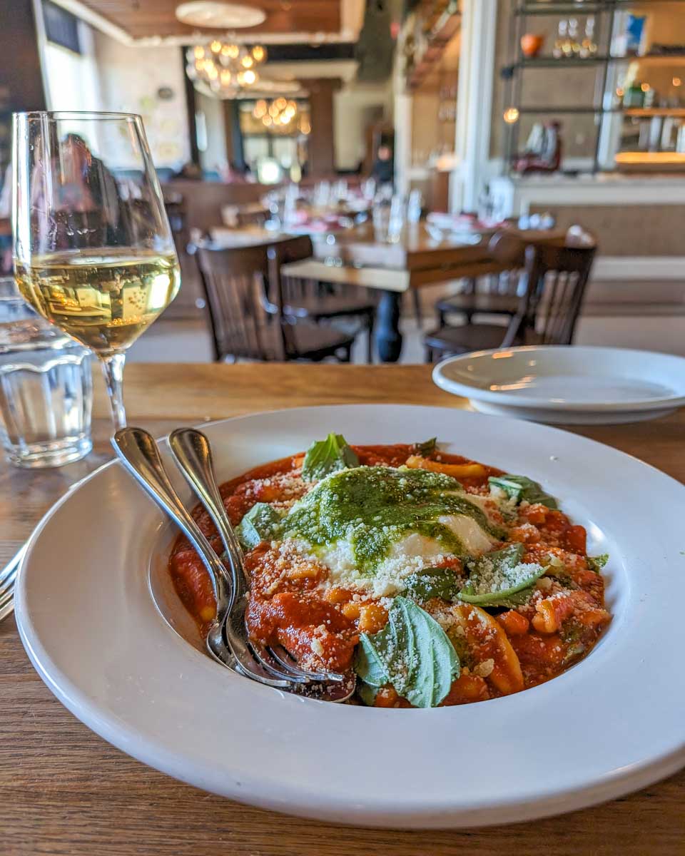 A meal at Buddy Vs Ristorante in Las Vegas USA