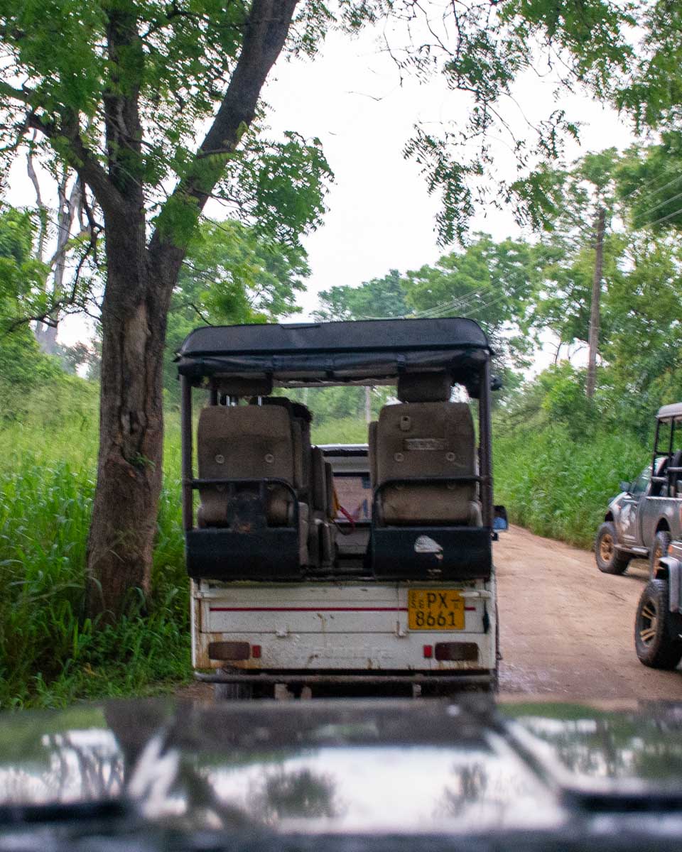 A jeep in Udawalawe National Park Sri Lanka