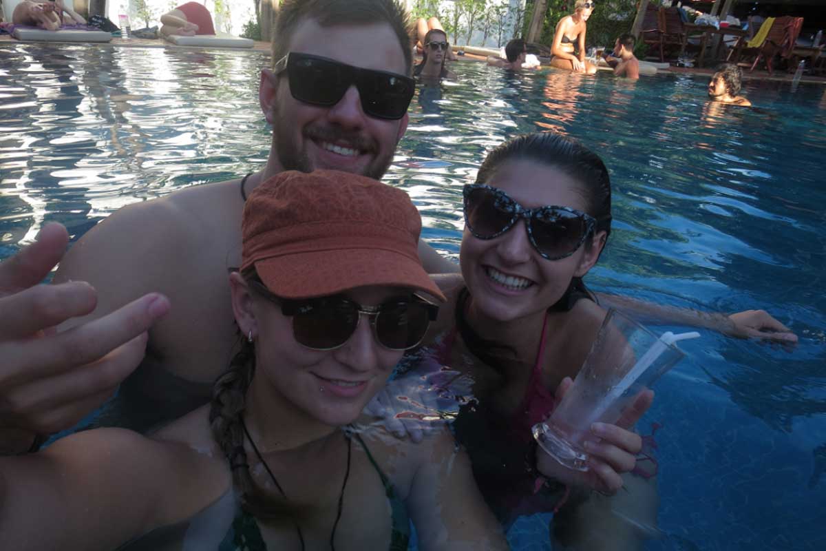 Daniel and Bailey in Siem Reap