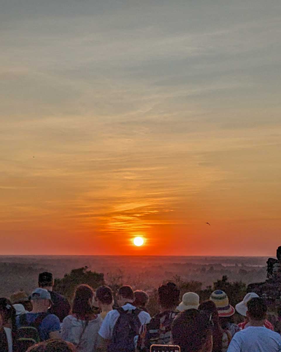 Sunset seen from Phnom Bakheng Siem Reap Cambodia-2