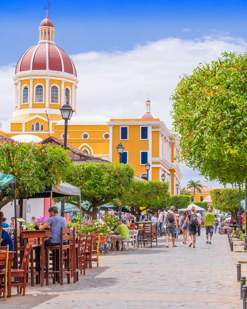 Street view of Granada Nicaragua