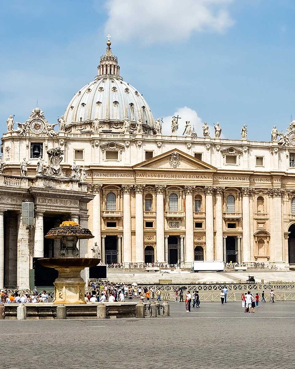Basilica of St Peter Square Vatican Rome Italy