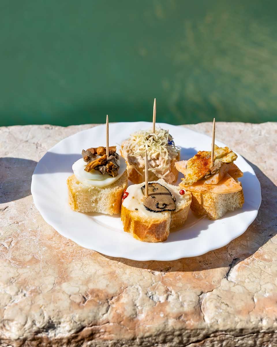 Cicchetti on a food tour in Venice Italy