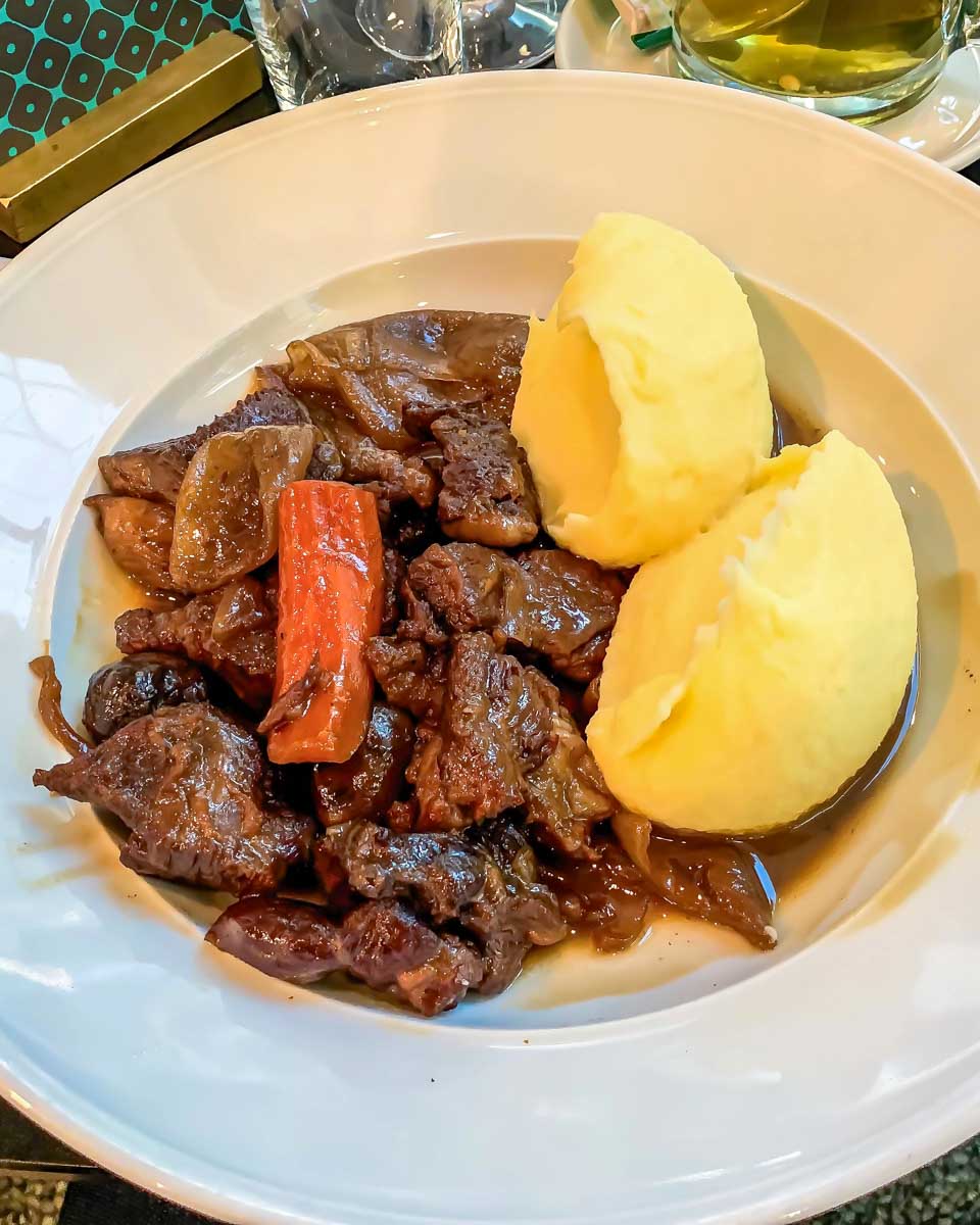 Goulash on a cruise in Budapest Hungary