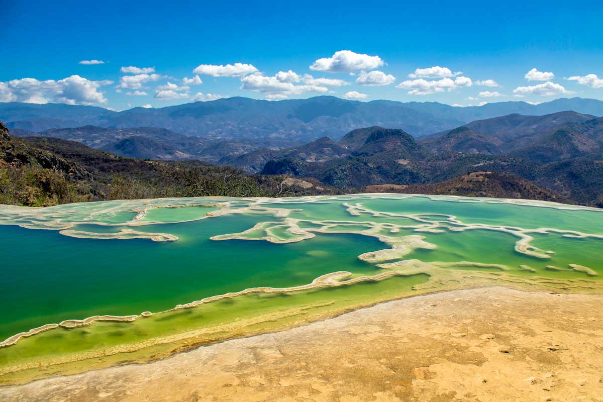 Hierve el Agua near Oaxaca Mexico on a tour 1