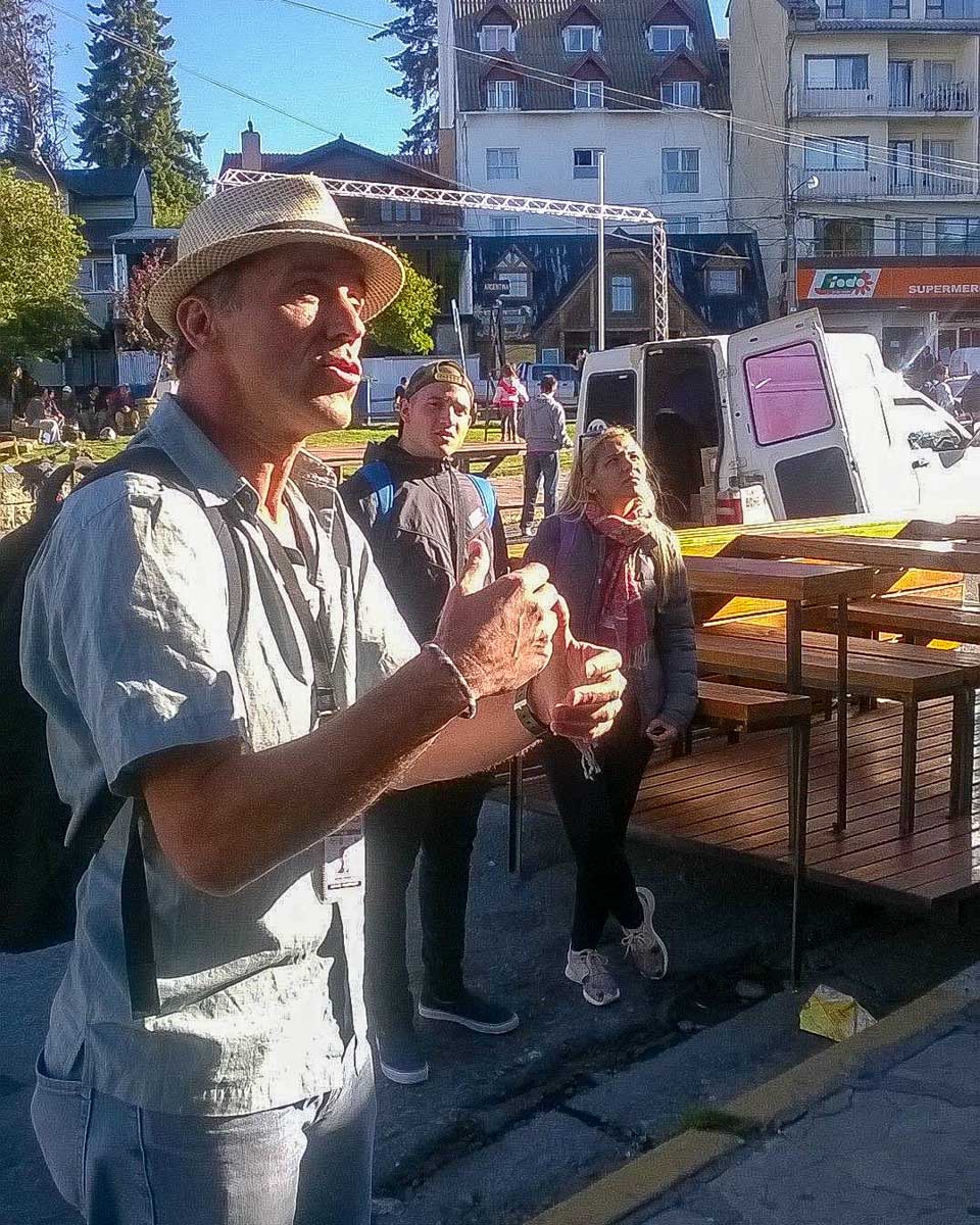 Historias de Bariloche a guide on a indiginous people tour Bariloche Argentina