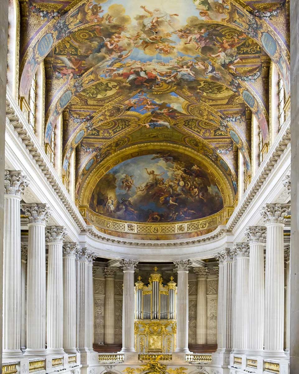 Palace of Versailles interior Paris France