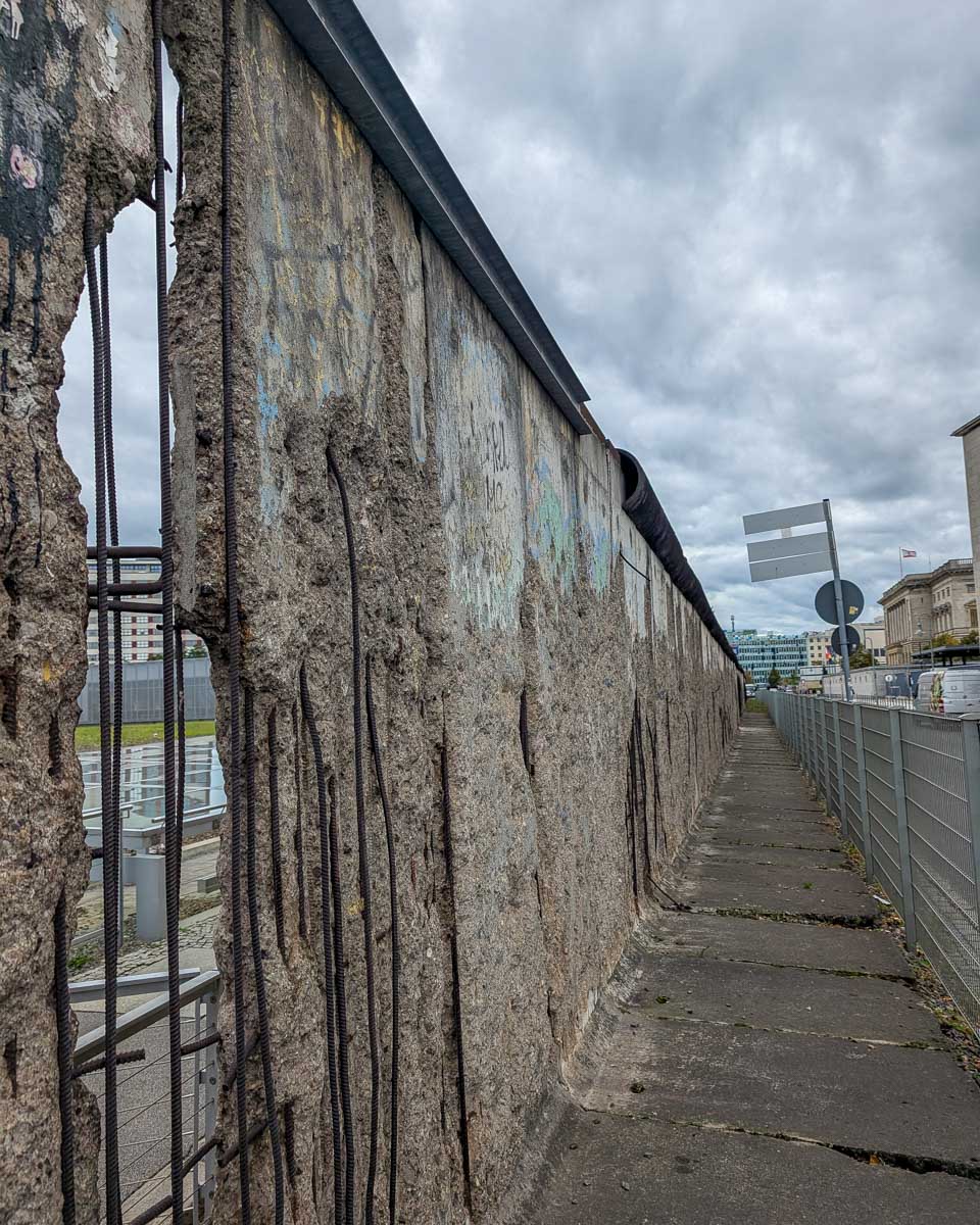 Part of the Berlin Wall in berlin germany