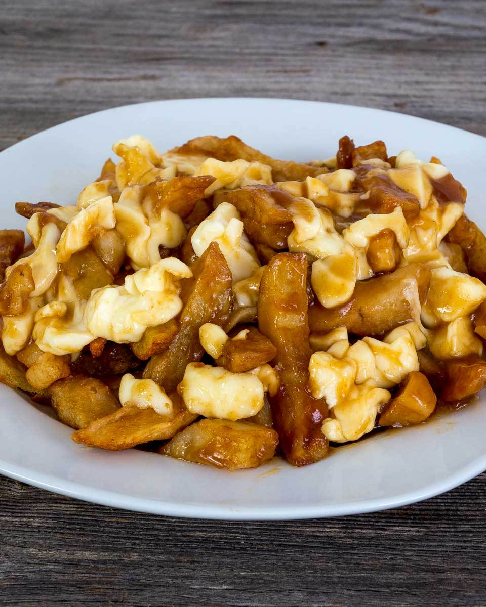 Poutine-eaten-on-a-food-tour-in-Banff Canada