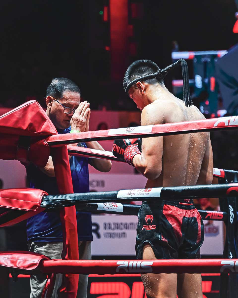 Rajadamnern Stadium Before a Muay Thai fight Bangkok Thailand