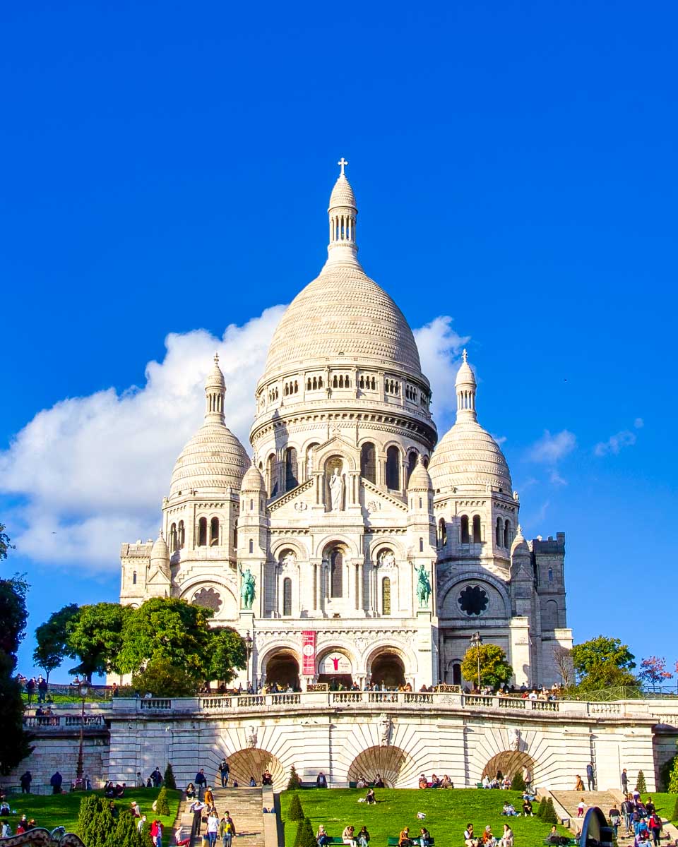 Sacre Coeur Basilica in Paris France