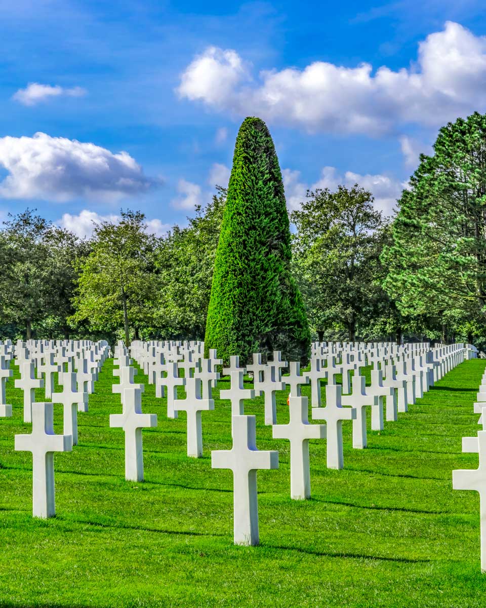 The American Cemetery in Normandy France