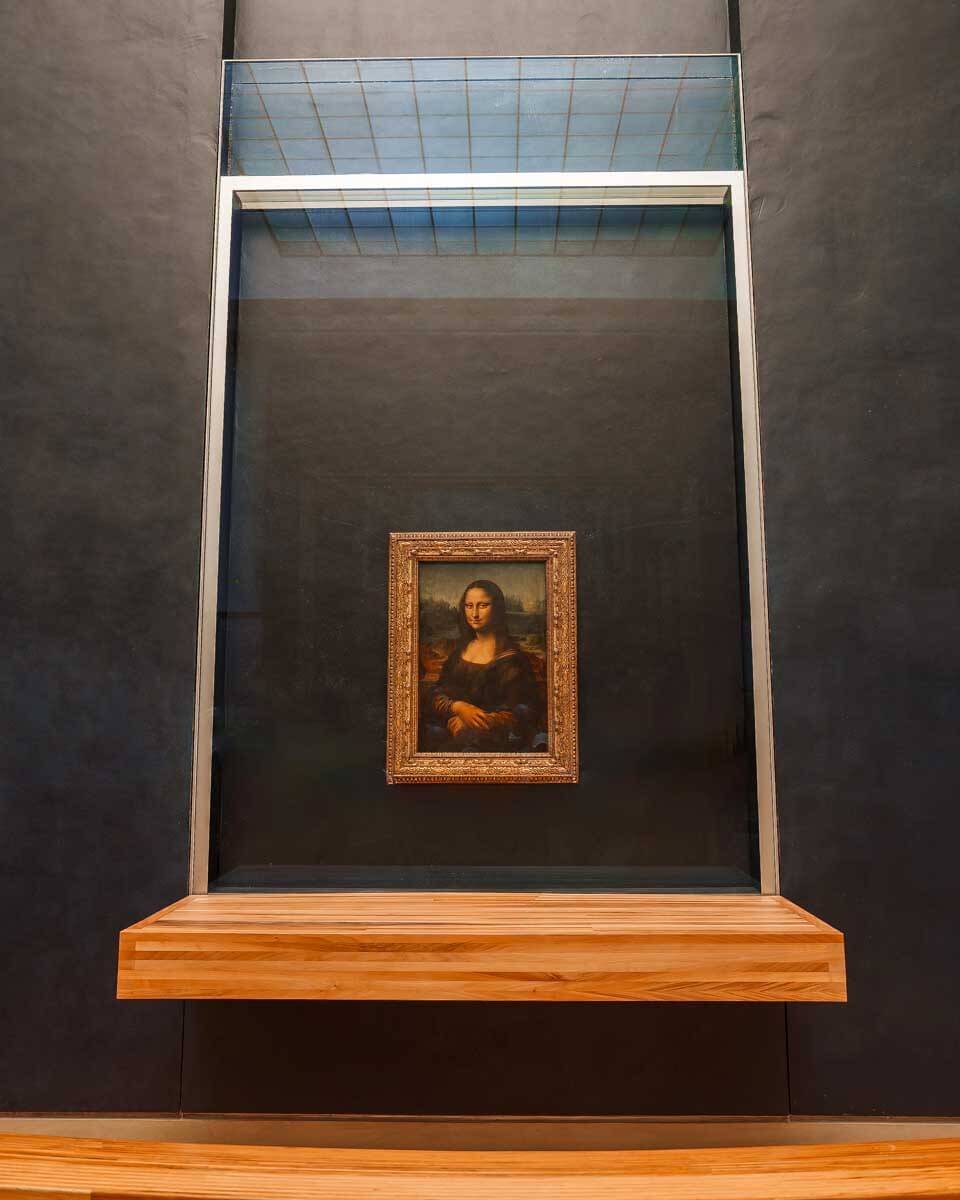 The Mona Lisa at the Louvre in France-2