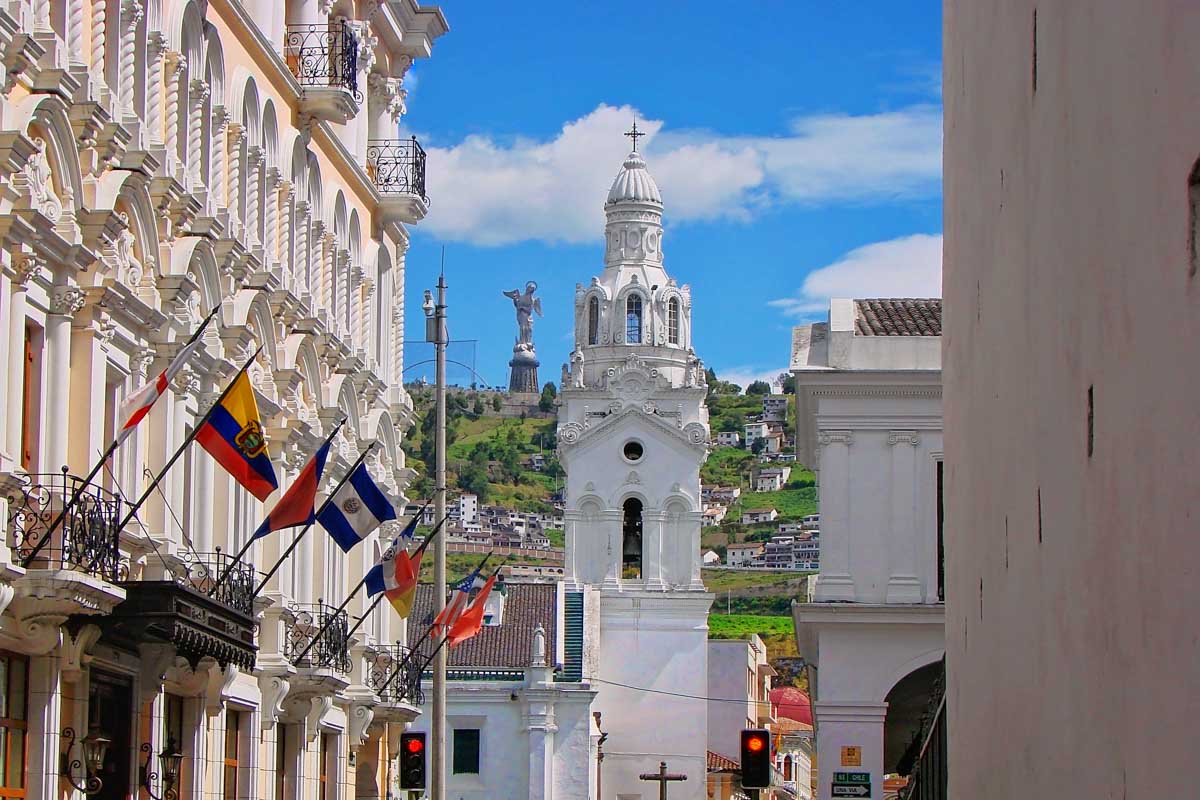 historic center of Quito Ecuador