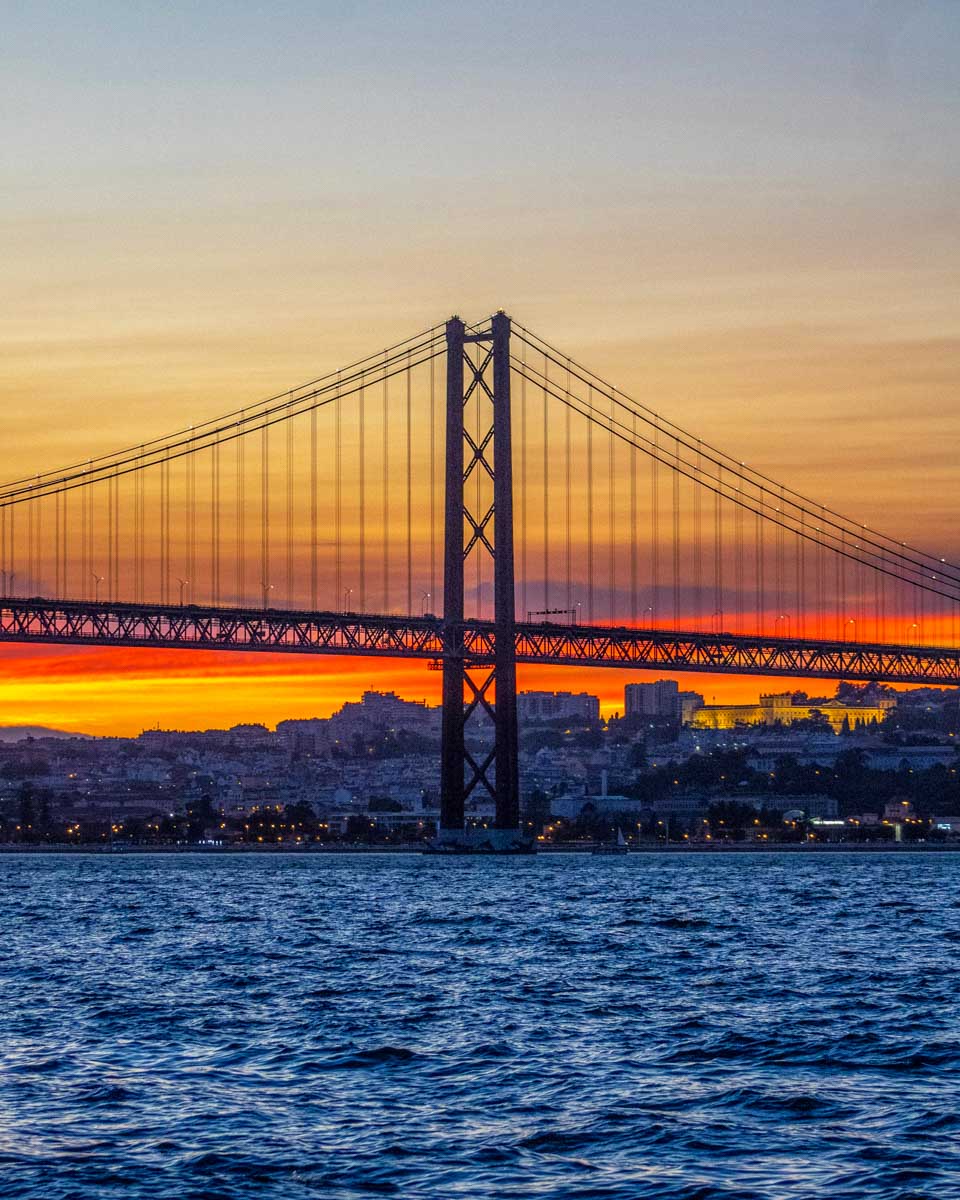 25th of April Bridge in Lisbon Portugal