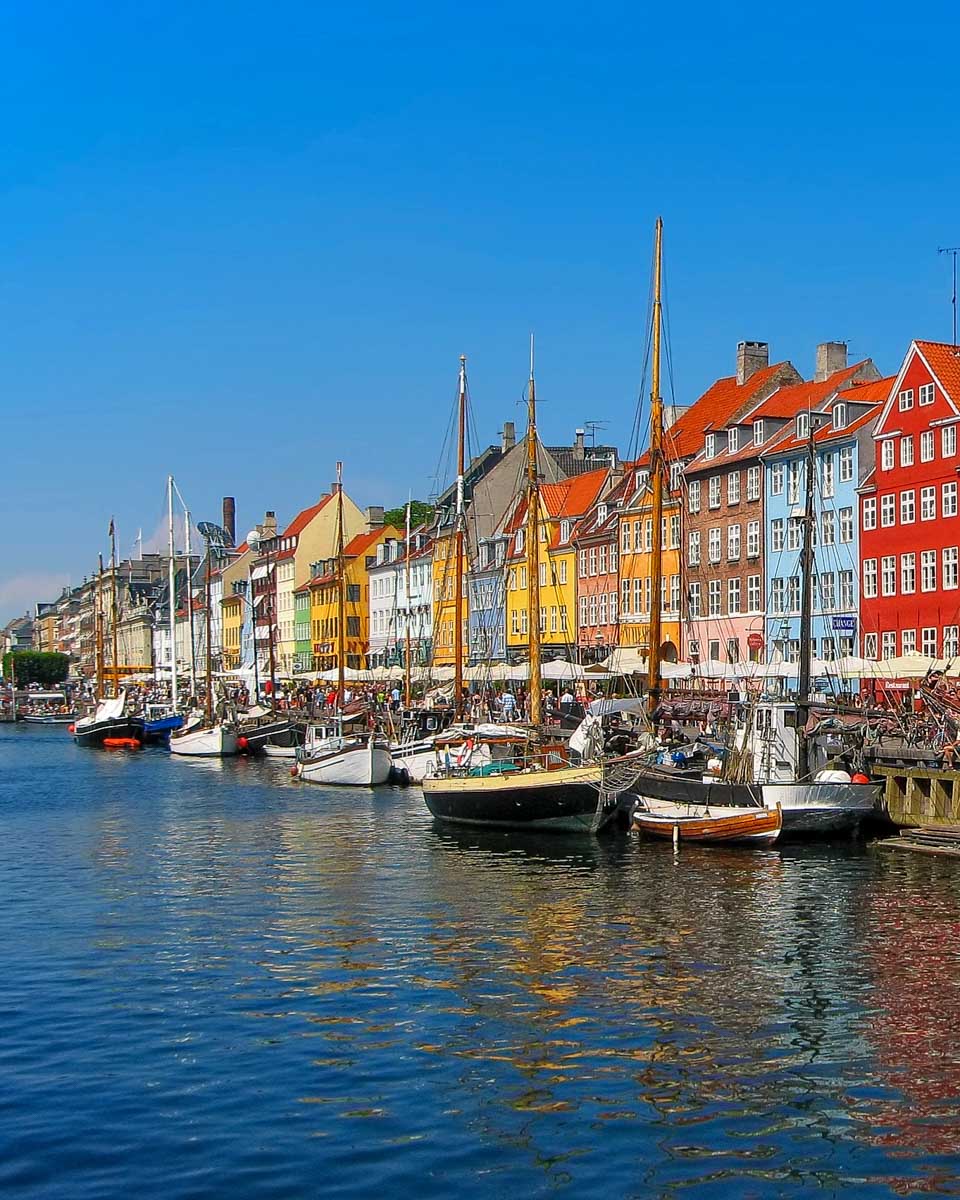 A ship in the Copenhagen Canal Denmark 1