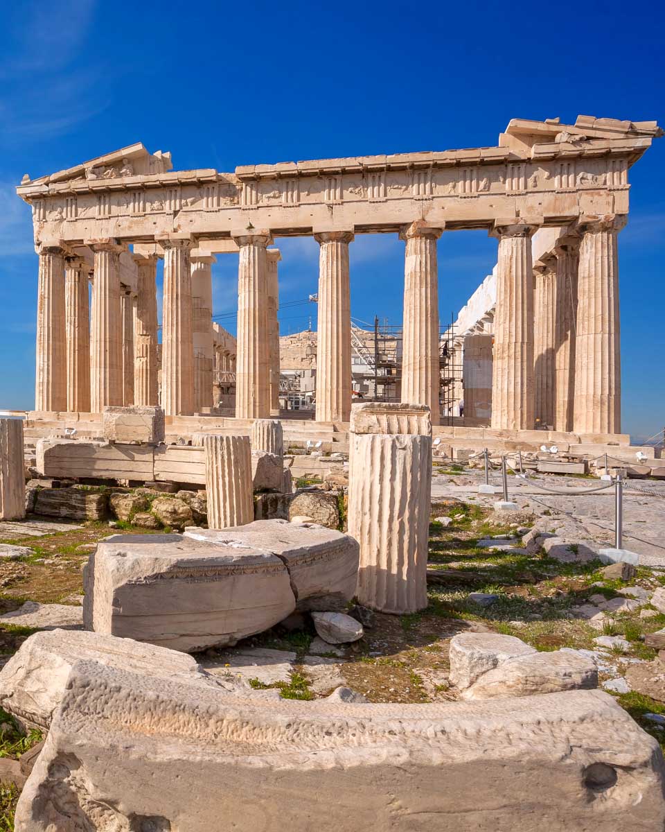 Acropolis temple in Athens Greece