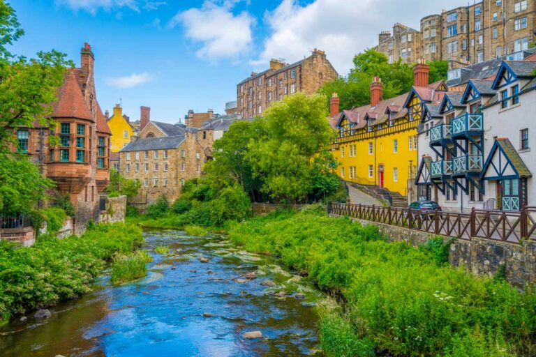 Dean Village in Edinburgh Scotland