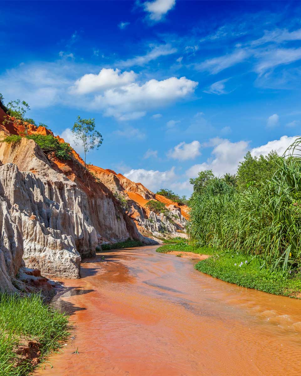 Fairy Stream near Mui Ne on a tour from Saigon Ho Chi Minh Vietnam