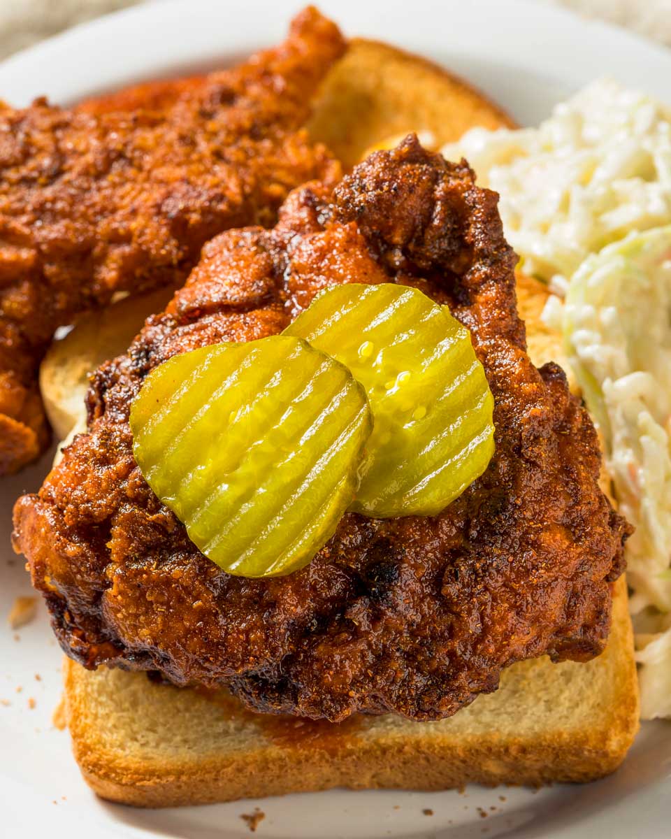 Nashville hot chicken on a food tour in Nashville Tennessee