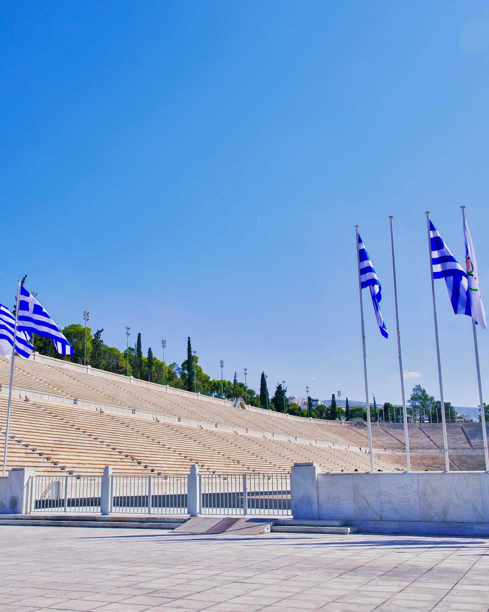 Panathenaic Stadium in Athens Greece