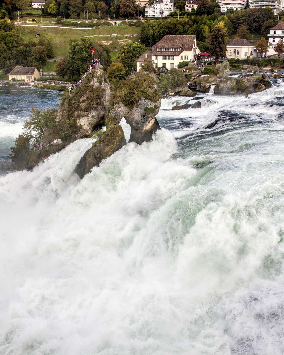 Rhine Falls on a tour from Zurich Switzerland