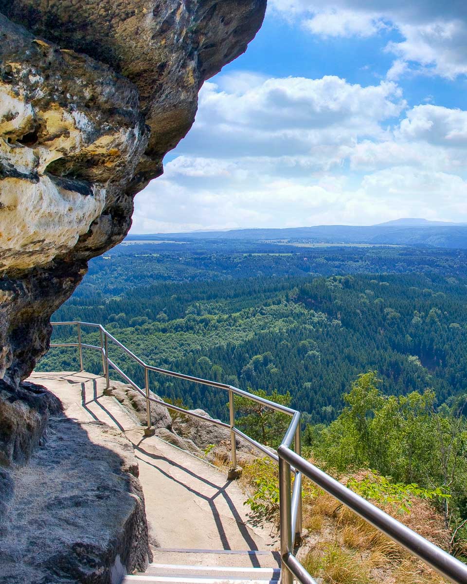 Saxon National Park near Prague in the Czech Republic