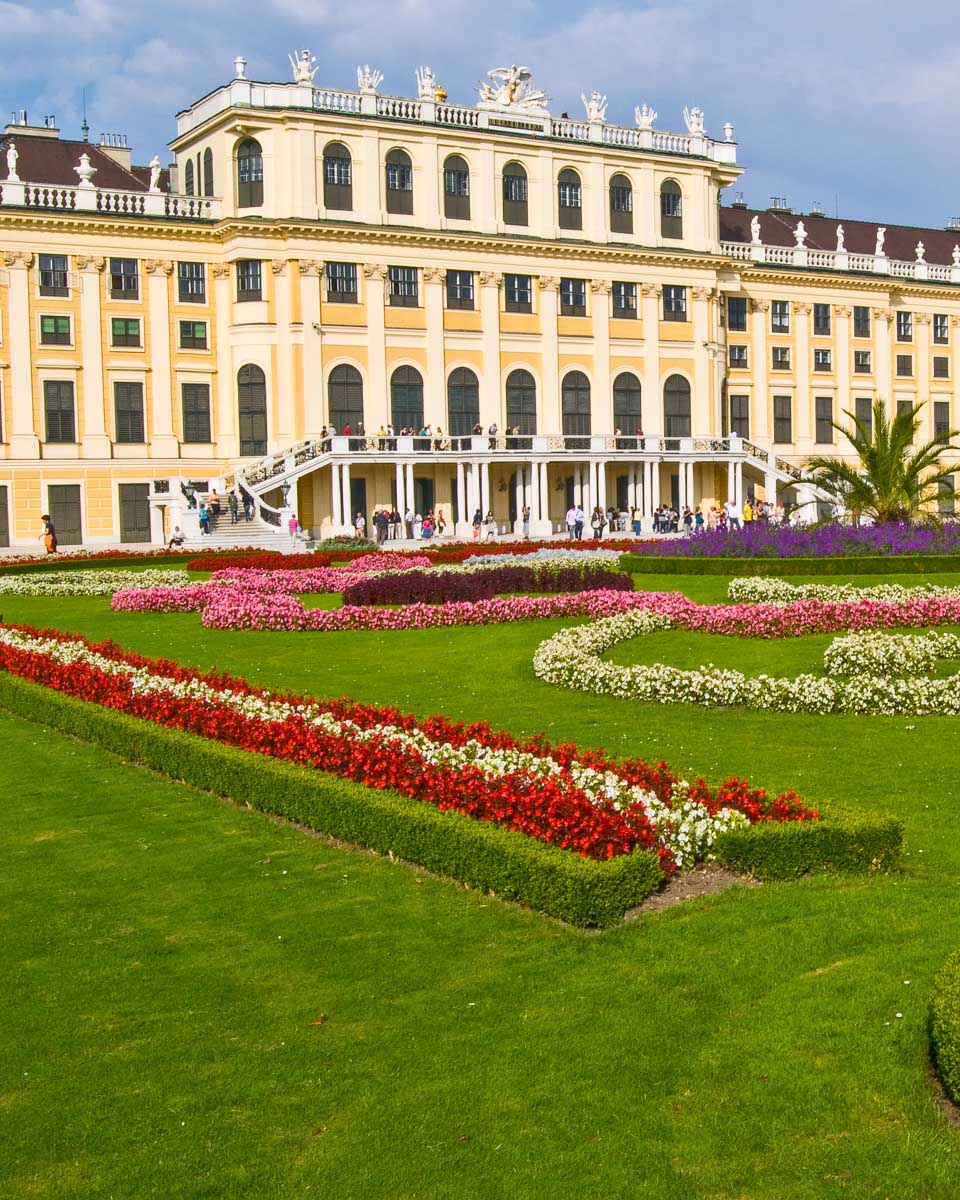Schönbrunn Palace in Vienna Austria