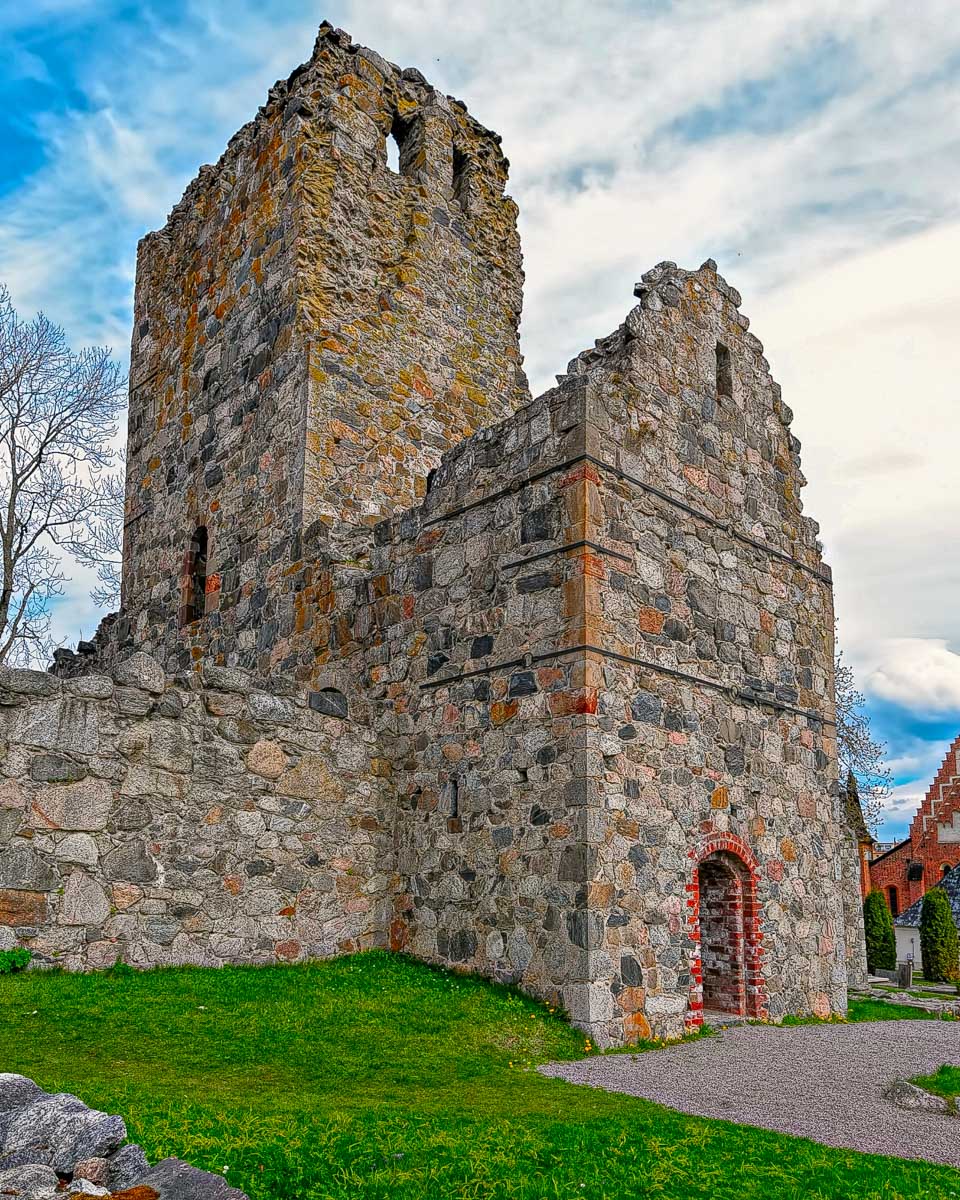 St. Olof Church ruins near Stockholm Sweden