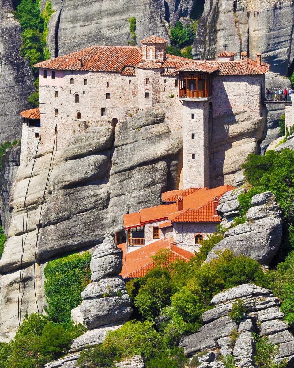 Teo Meteora Monasteries on a tour from Athens Greece