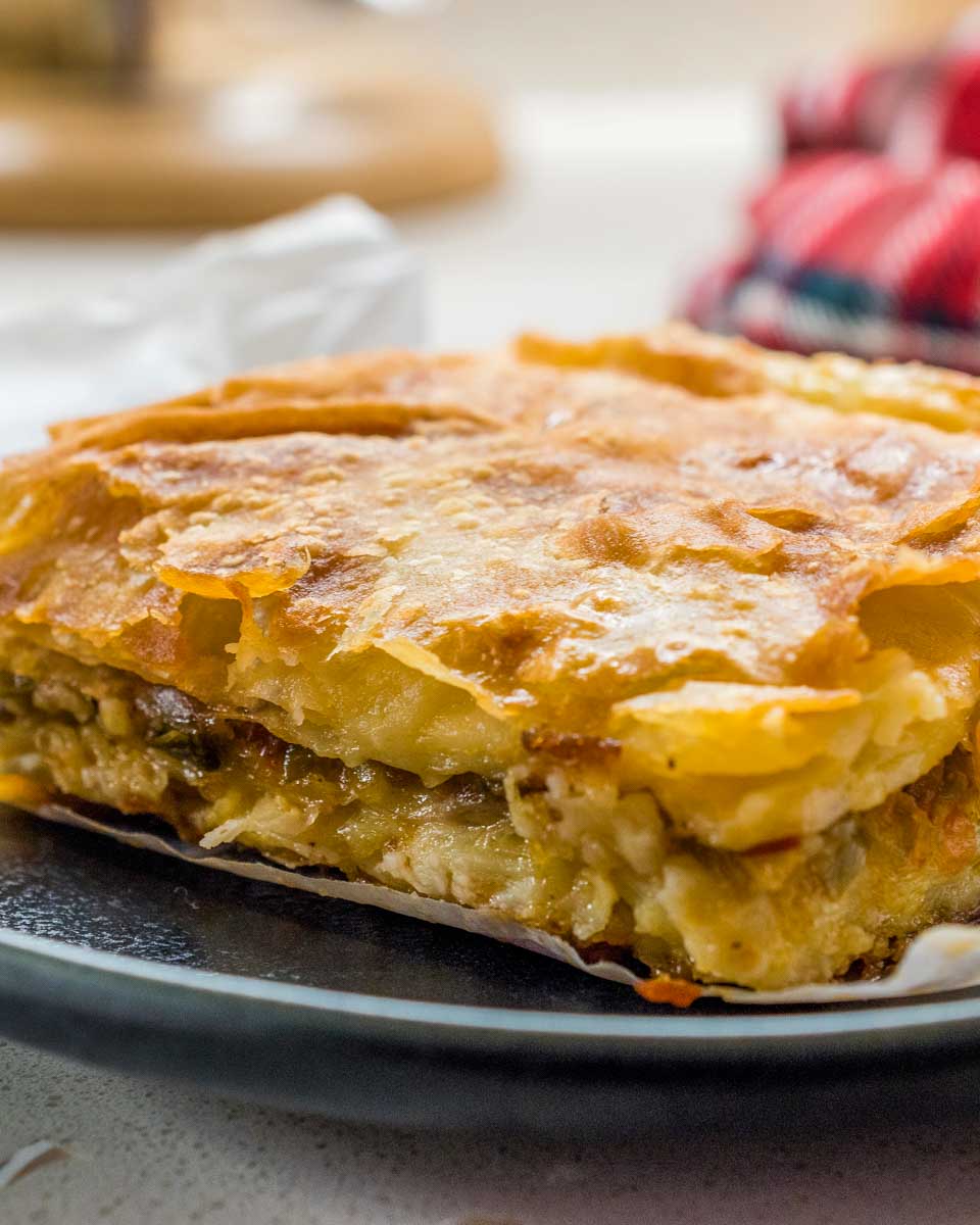 Turkish Borek made during a cooking class in Istanbul Turkey