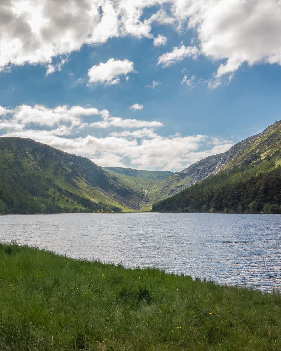 Upper Glendalough Lake on a tour from Dublin Ireland