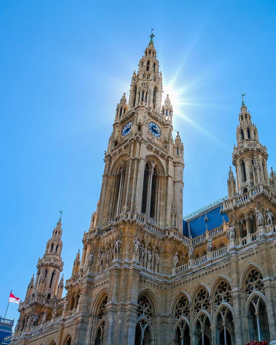 Vienna City Hall during the day Vienna Austria