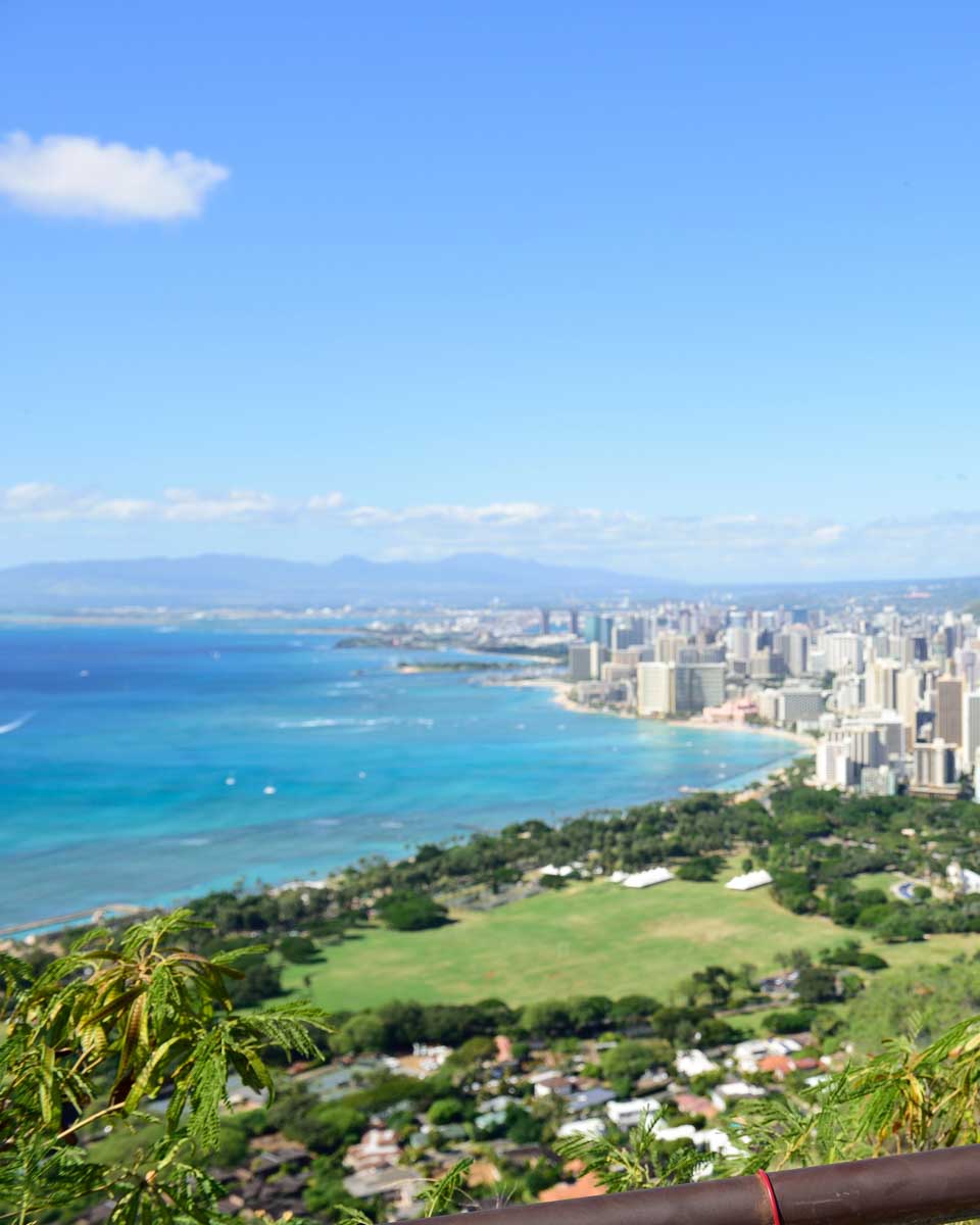 diamond head lookout on Oahu Hawaii