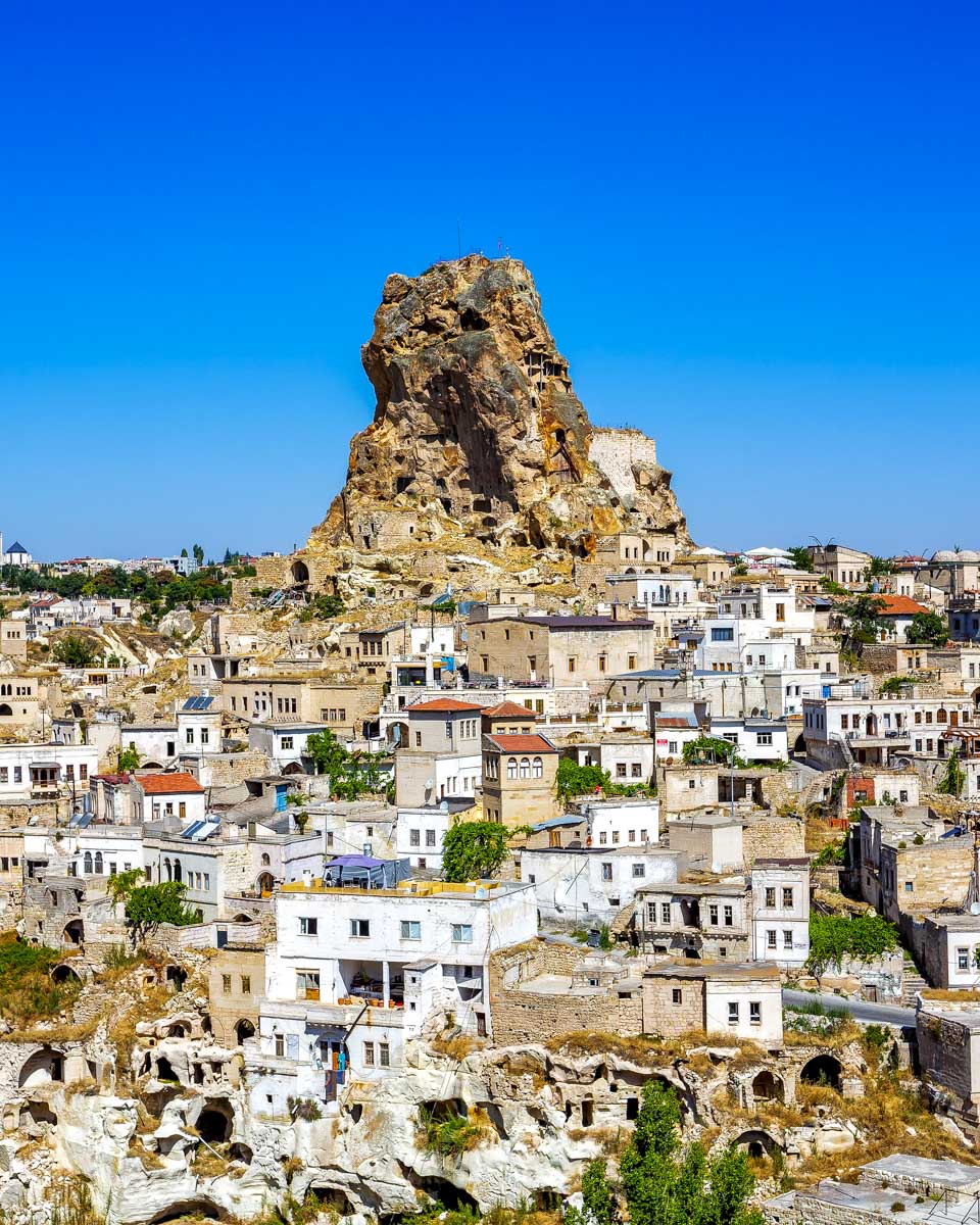 ortahisar turkey and its rock castle near Istanbul Turkey